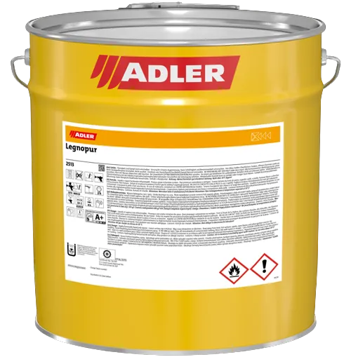 ADLER LEGNOPUR - 2K polyuretánový lak na nábytok v interiéri G90 - hodvábne lesklý 4 kg