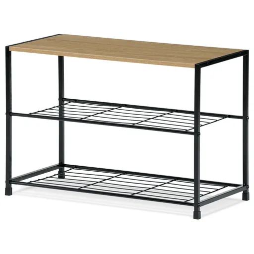 Botník GD-413 OAK Leik, 3 police, 63 x 30 x 43,5 cm, 3 poschodia