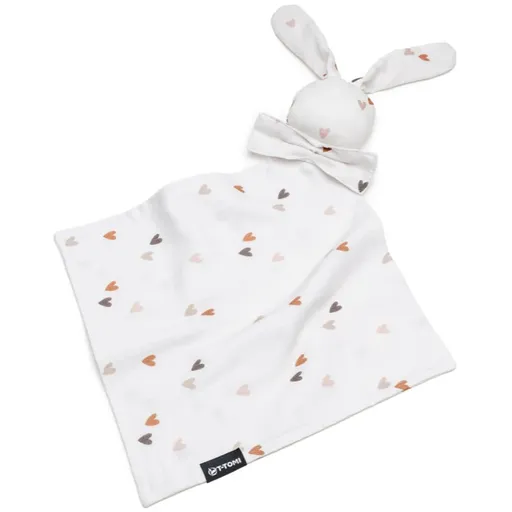 T-TOMI BIO Muslin Cuddle Cloth uspávačik Love 1 ks