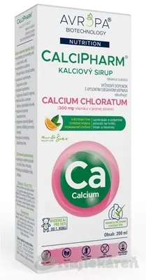 AVROPA CalciPharm kalciový sirup 200ml