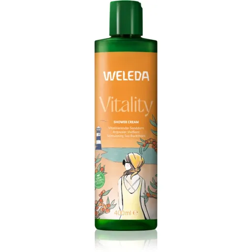 Weleda Vitality povzbudzujúci sprchový krém Sea ​​buckthorn, Grapefruit and Mandarin 400 ml
