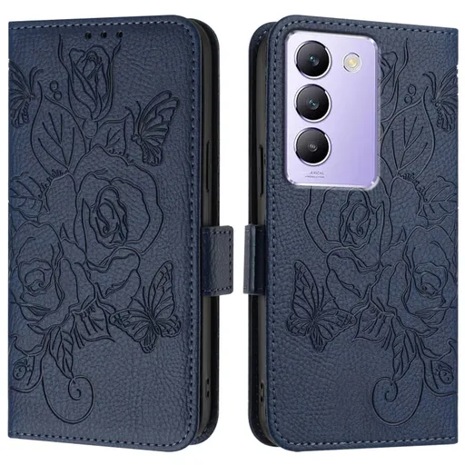 ART MEADOW Peňaženkový obal pre Vivo V40 SE 5G tmavomodrý