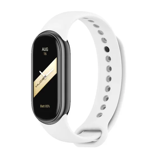 RUBBER Remienok pre Xiaomi Smart Band 8 biely