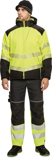 KNOXFIELD PROFI HV softsh.bunda žltá L