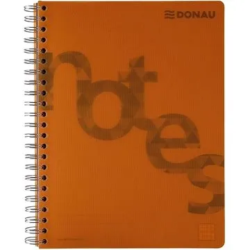 DONAU A4, 80 listov, oranžový (7525201-12)