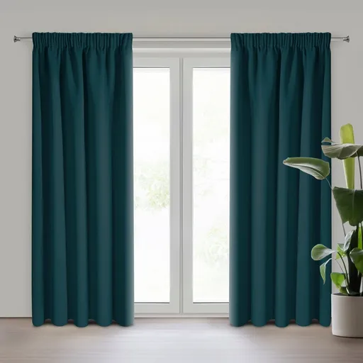 ArtFir Zatemňovací záves LOGAN P | petrolejová 135 x 270 cm