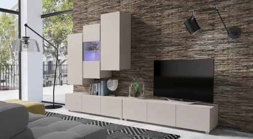 ArtGiB Obývacia stena CALABRINI XVII | cashmere