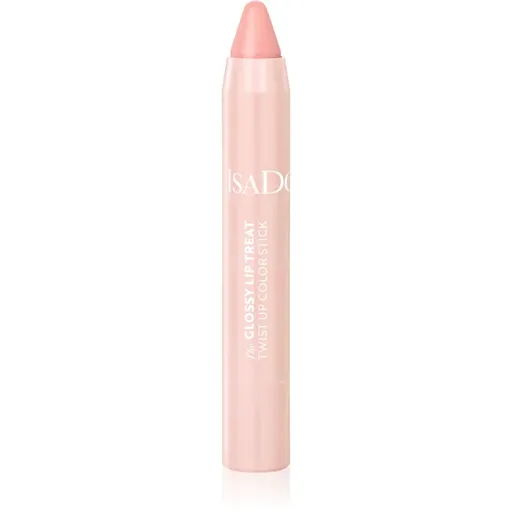 IsaDora The Glossy Lip Treat Twist Up Color hydratačný rúž odtieň 00 Clear Nude 3.3 g