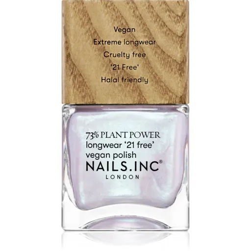 Nails Inc. Plant Power dlhotrvajúci lak na nechty odtieň Eco Glow 14 ml