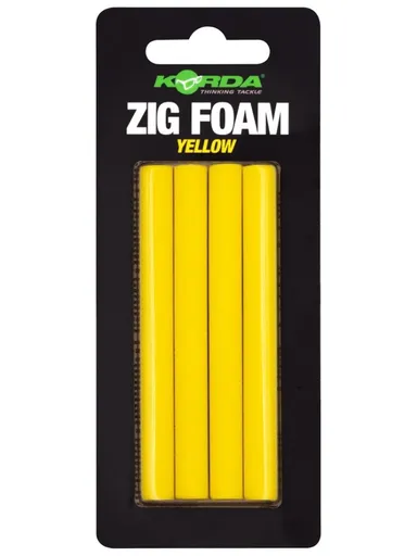 Korda penové valčeky zig foam - žltá
