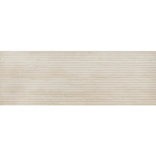 Obklad Ragno Travertino bianco 3D vein cut 40x120 cm reliéfna RCUS