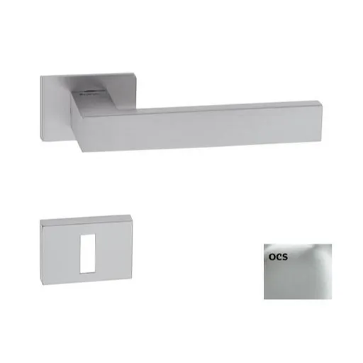 Kľučka Naturel Square-rt,cr brúsený, WK hranatý SQUARERTOCS