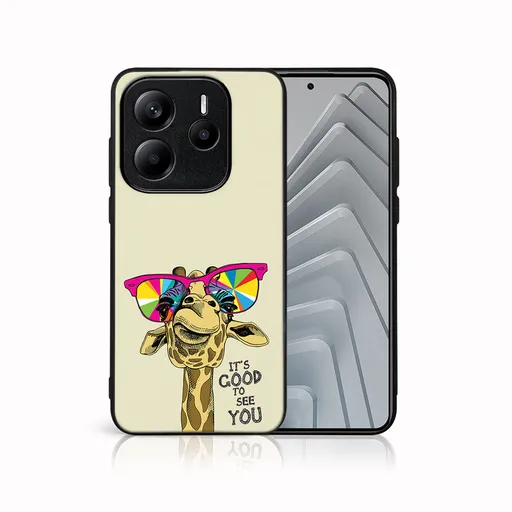 MY ART Ochranný kryt pre Xiaomi Redmi Note 14S GIRAFFE (180)