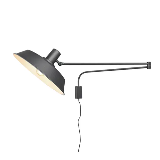 Trio Bolder nástenné svietidlo čierna 200300132 TR200300132