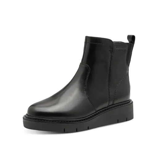 Nízke kožené čižmy Comfort Tamaris® pre širšie chodidlá