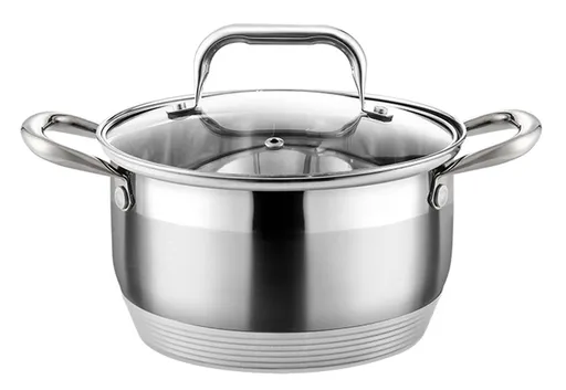 MAKRO - Hrniec 24cm nerezový s pokrievkou