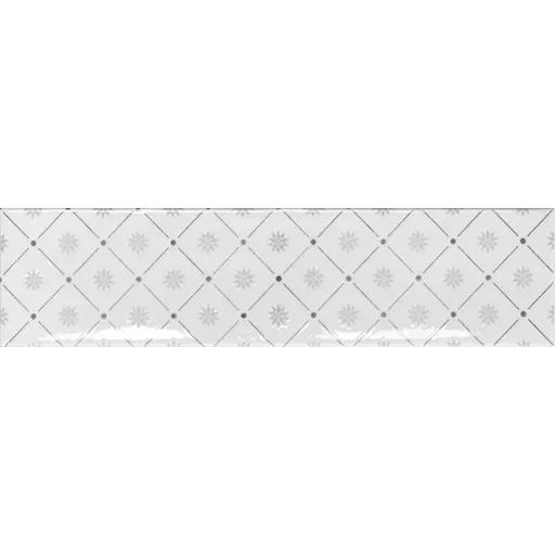 Obklad Ribesalbes Ocean white 7,5x30 cm lesk OCEAN2717