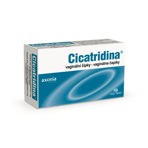 CICATRIDINA Vaginálne čapíky 2 g 10 kusov