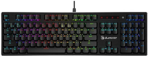 A4tech Bloody B820R mechanická RGB herná klávesnica, USB, SK, RED SWITCH