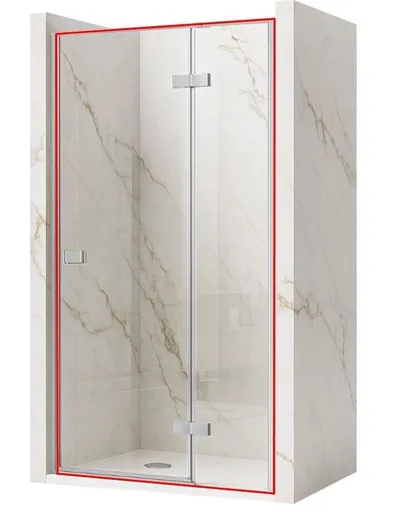 REA - Sprchové dvere bez stenového profilu ATLAS chróm 90 P REA-K4661