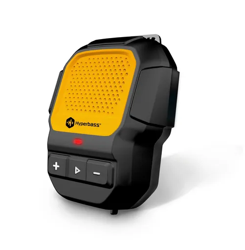 CONNECT IT Hyperbass ClipBEAT bezdrôtový reproduktor s klipom ČIERNO-ŽLTÝ