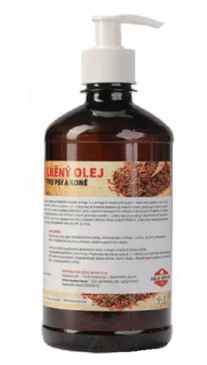 ZEUS Olej ľanový pre kone a psy 500ml