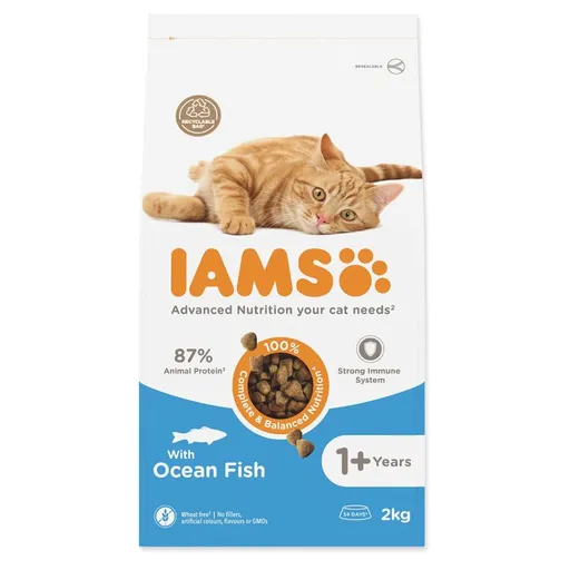 IAMS Cat Adult Ocean Fish granule pre mačky 1 kus, Hmotnosť balenia (g): 10 kg
