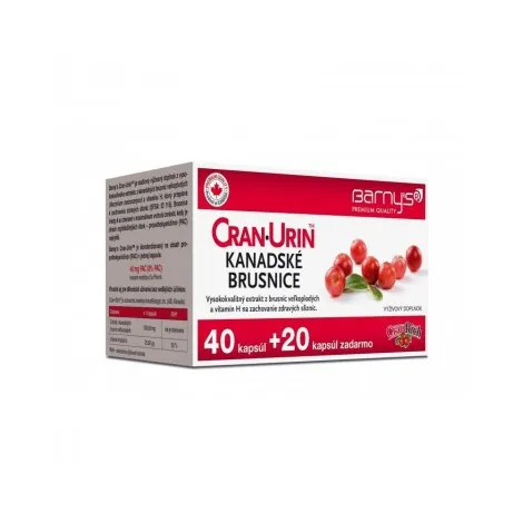 Barnys Cran-Urin Kanadské brusnice 40+20 cps