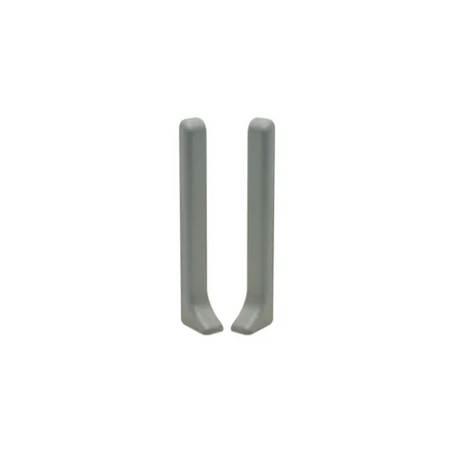 Koncovka k soklu Progress Profile strieborná, hliník výška hrany 60 mm, TPZCTAA605