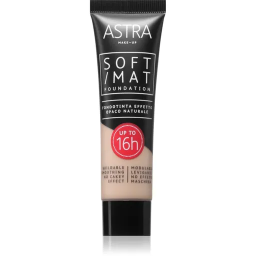 Astra Make-up Soft Mat Foundation ľahký make-up odtieň 001 cloud 30 ml
