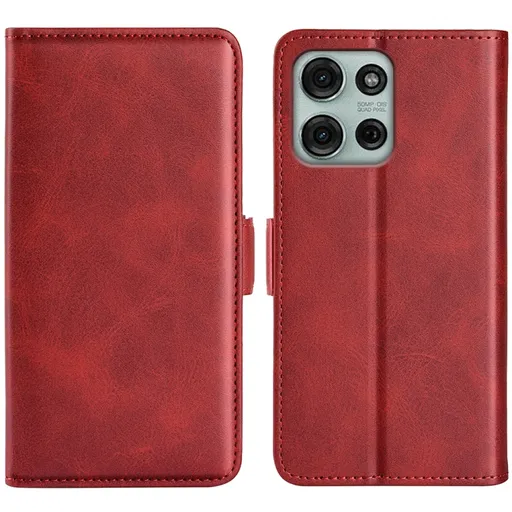 SIDE Peňaženkové puzdro pre Motorola Moto G75 5G červené