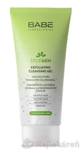 BABÉ AKNÉ Exfoliating Cleansing gel 200 ml