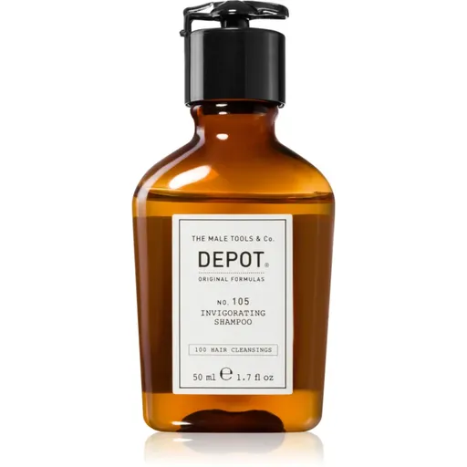 DEPOT 100 HAIR CLEANSING NO. 105 INVIGORATING SHAMPOO posilňujúci šampón proti vypadávaniu vlasov 50 ml