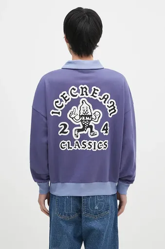 Bavlnená mikina ICECREAM Cone Man Quarter Zip