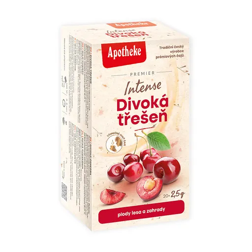 APOTHEKE Premier intense divoká čerešňa čaj 20 sáčkov