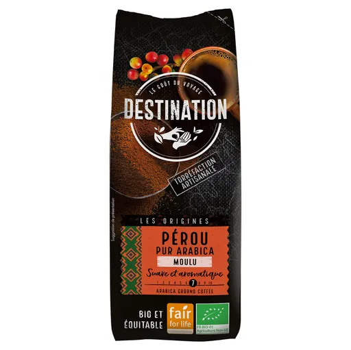 DESTINATION Káva mletá Peru BIO 250 g