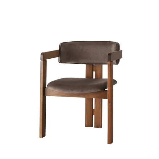 Jedálenská stolička CO Dark Brown and Walnut