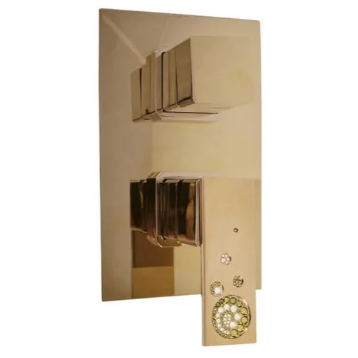 Sprchová batéria RAV Slezák s prepínačom v zlatom prevedení ROYAL1086Z