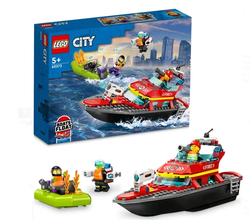 LEGO City Hasičská záchranná loď a čln 60373