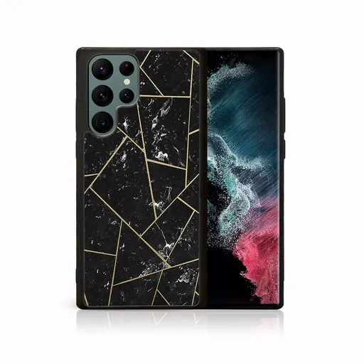 MY ART Ochranný kryt Samsung Galaxy S22 Ultra 5G -POLYGONAL (150)