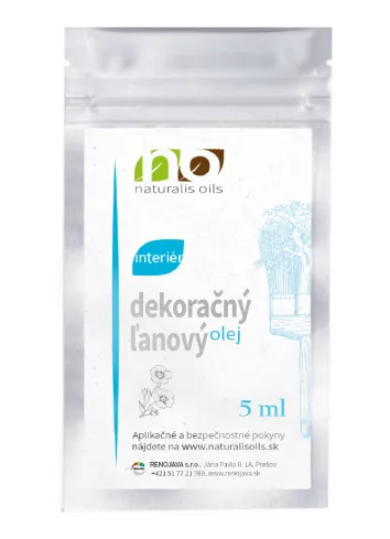 NATURALIS OILS - Farebný ľanový olej (vzorka) 5103 - rustikálny dub 0,005 L