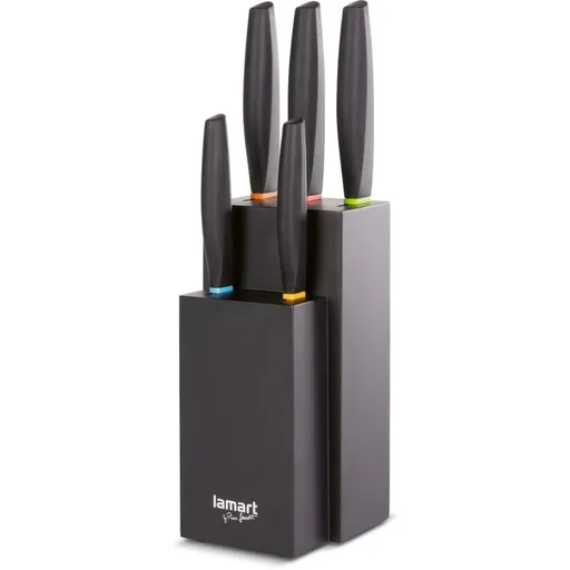 Lamart LT2158 súprava nožov v bloku Color, 5 ks