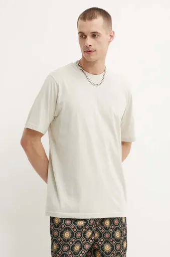 Tričko s prímesou ľanu Samsoe Samsoe SAADRIAN