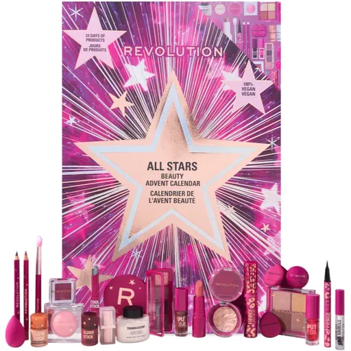 Makeup Revolution Advent Calendar All Stars adventný kalendár