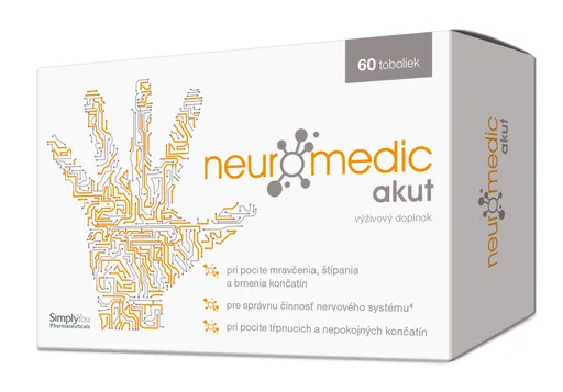 Neuromedic AKUT na podporu zdravia nervového systému 60cps