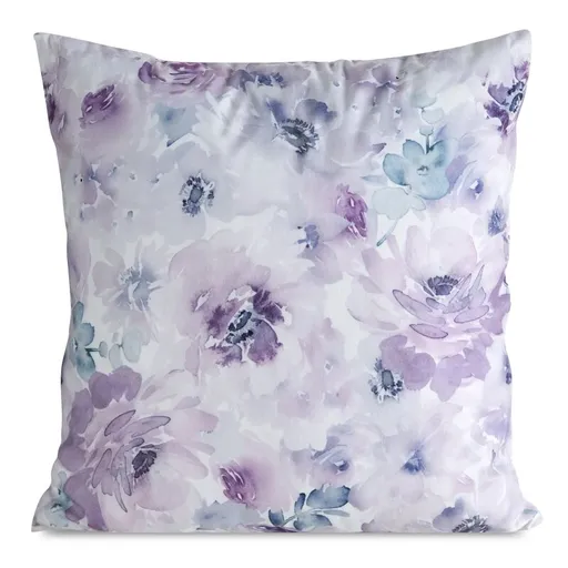 ArtFir Obliečka na vankúš MINK 31 | biela/fialová 45 x 45 cm