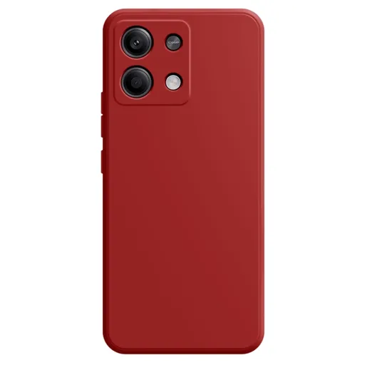 RUBBER Ochranný kryt pre Xiaomi Redmi Note 13 Pro 5G / Xiaomi Poco X6 5G tmavočervený