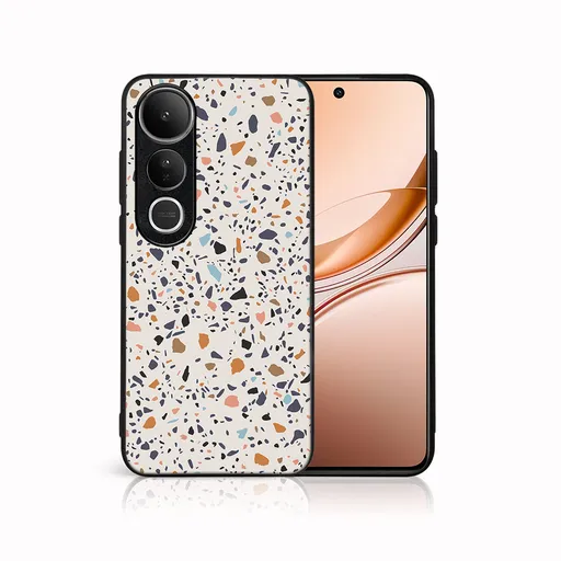 MY ART Ochranný kryt pre Vivo V50 Lite BEIGE TERRAZZO (162)