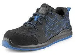 Obuv poltopánka CXS TEXLINE VIS S1, čierno-modrá, veľ. 47