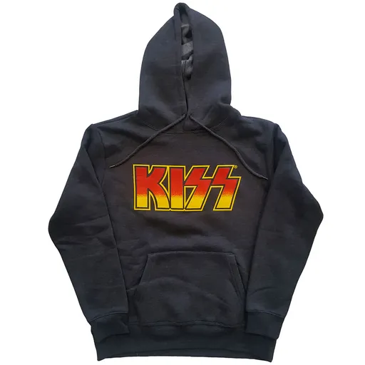 Kiss mikina Classic Logo Šedá XXL